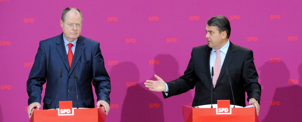 Steinbrück attackiert Gabriel