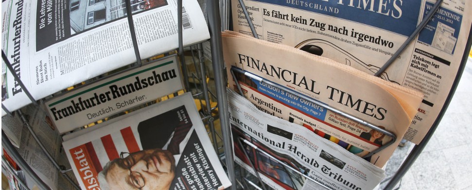 Print-Branche geht den Bach runter