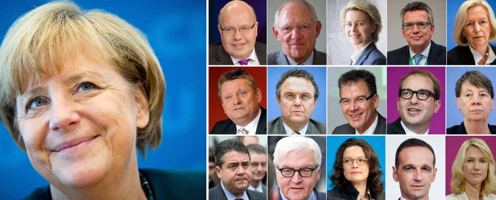 Das Bundeskabinett auf einen Blick