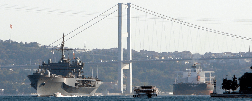 US-Kriegsschiff in Richtung Schwarzes Meer unterwegs