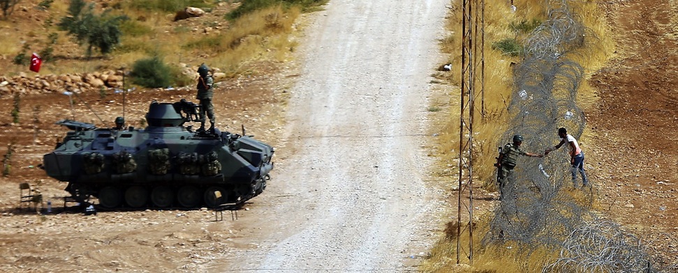 IS-Granaten schlagen auf türkischem Boden ein