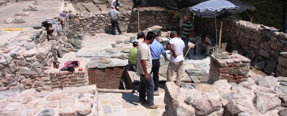 Ausgrabungen in Burdur: Reste von 1500 Jahre altem Restaurant entdeckt