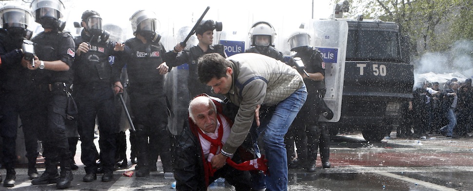 1. Mai in Istanbul: Szenen wie aus der „alten Türkei“