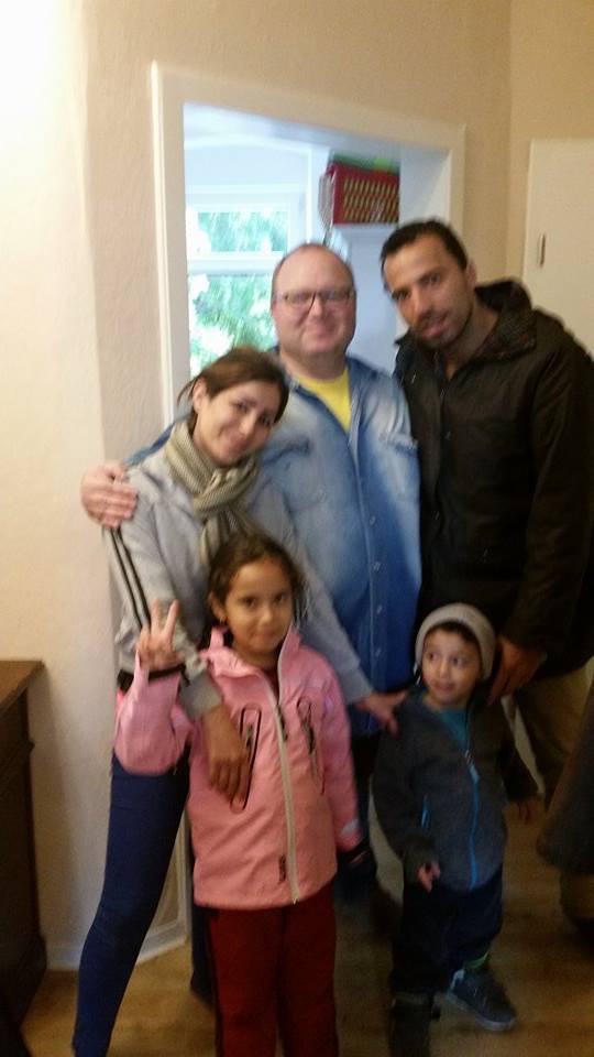 Flüchtlingsfamilie eine Nacht zu Gast bei mir