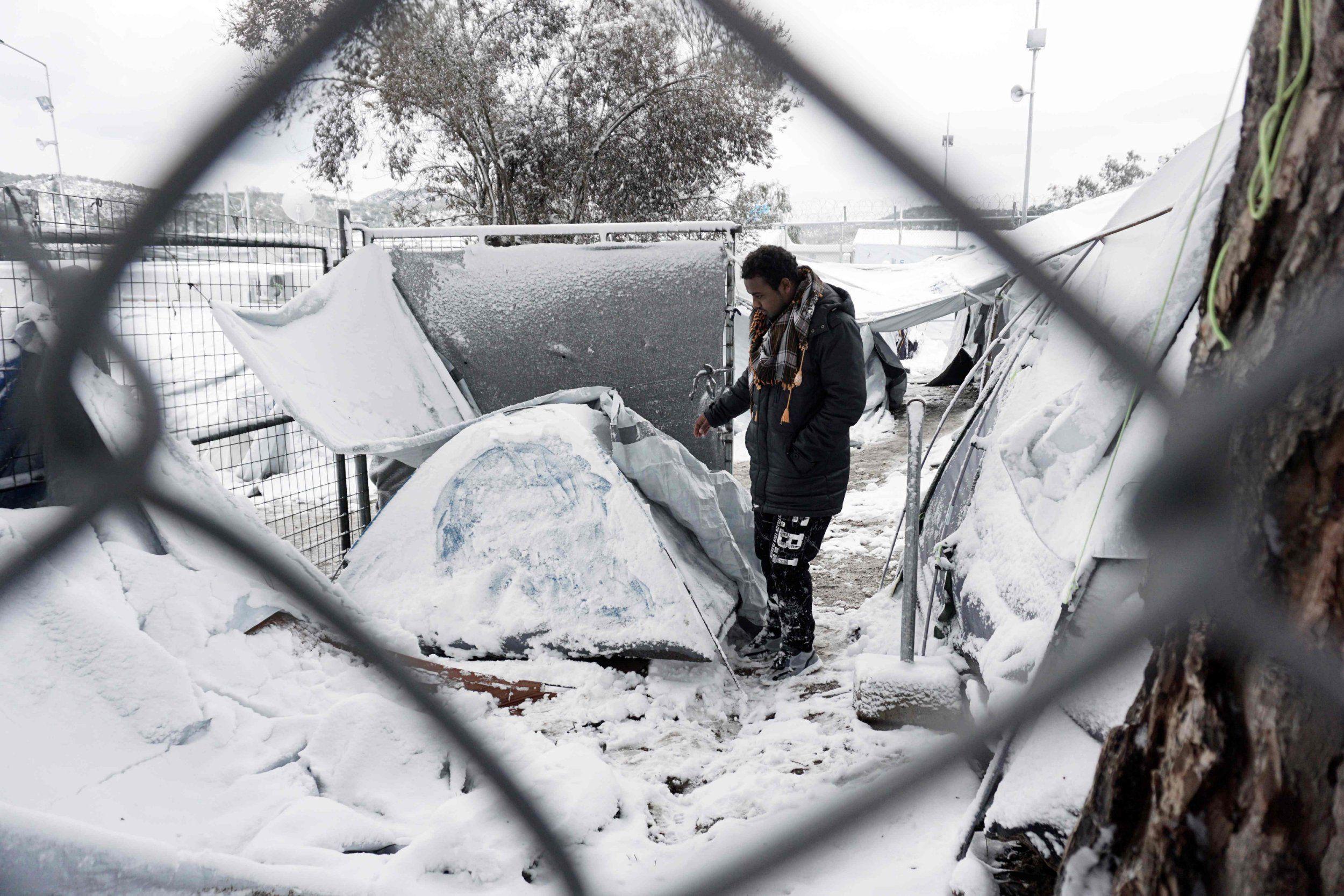 „Die Menschen verlieren die Hoffnung“: Die Winterkälte offenbart das Elend der Flüchtlinge in Griechenland
