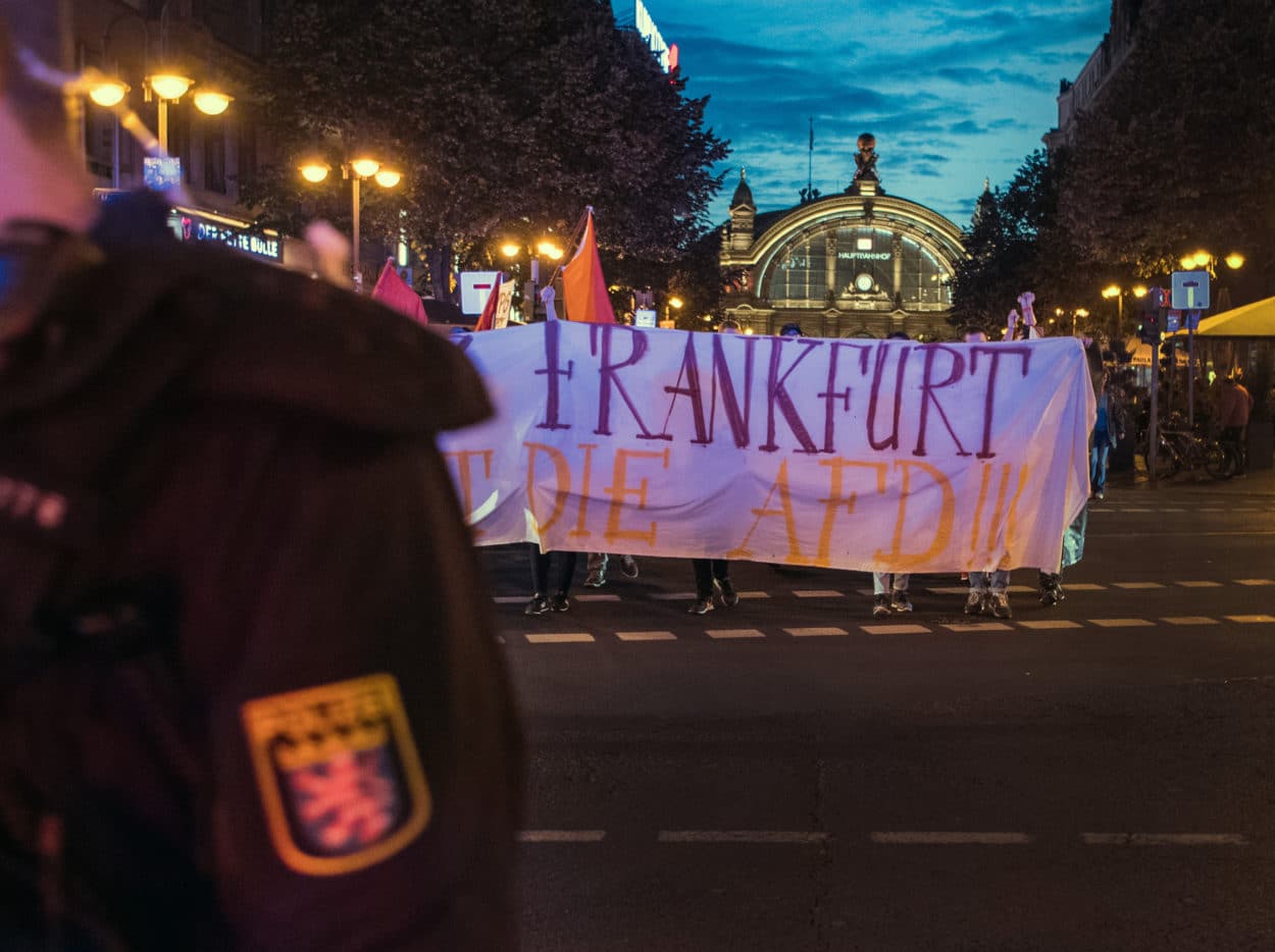 Bundesweite Proteste gegen AfD
