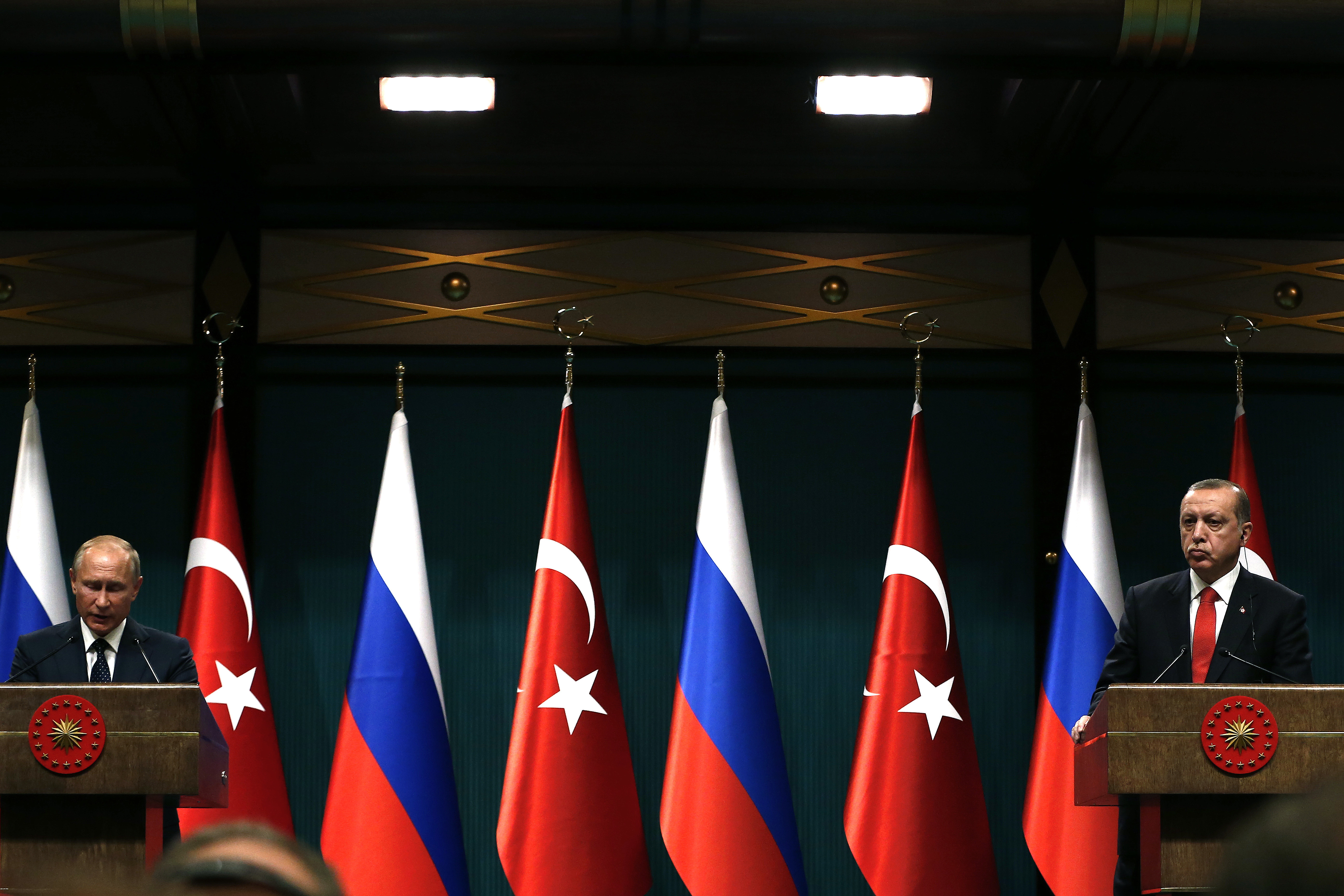 Putin und Erdogan einig