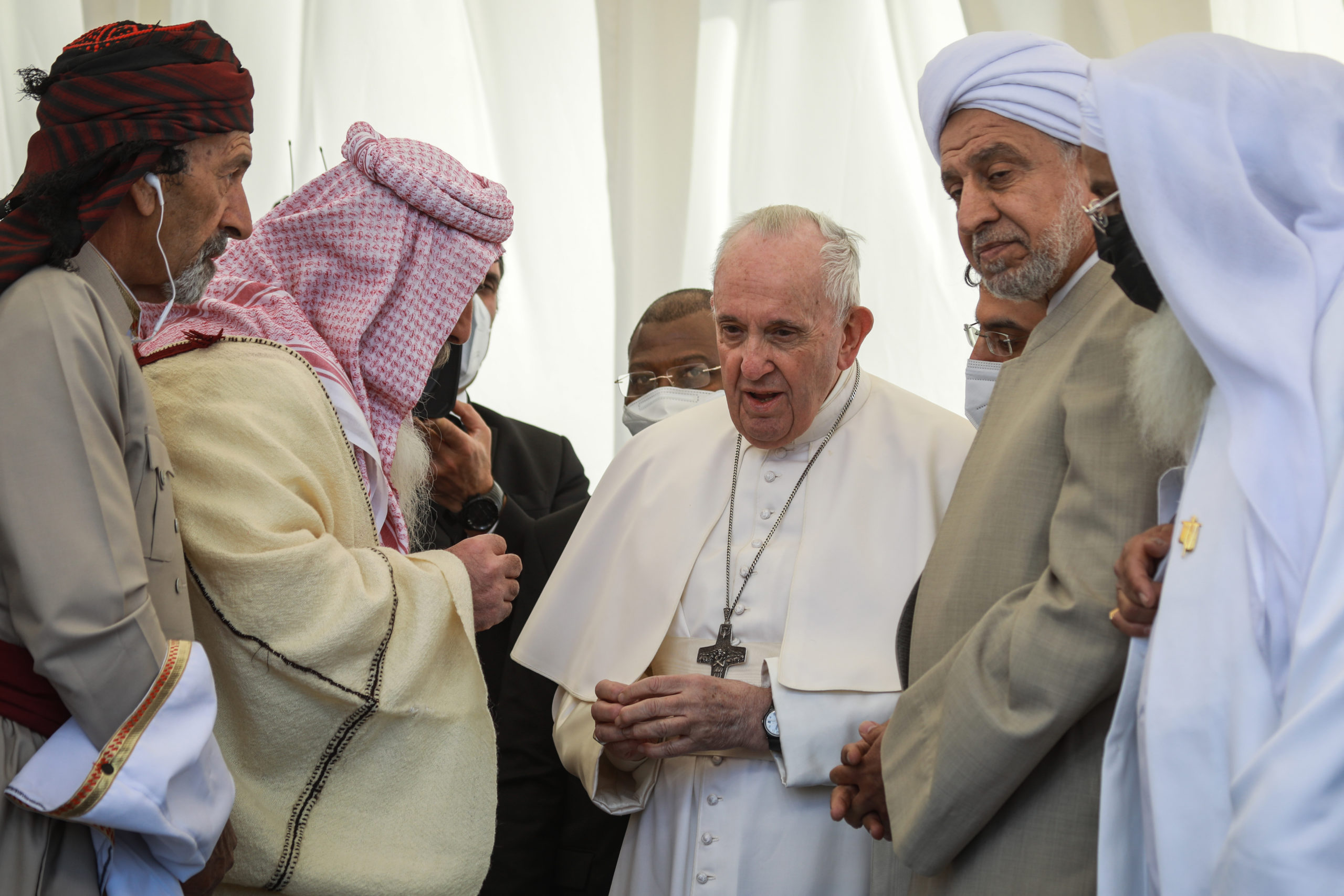 Treffen mit Großajatollah: Papst wirbt für Dialog im Irak