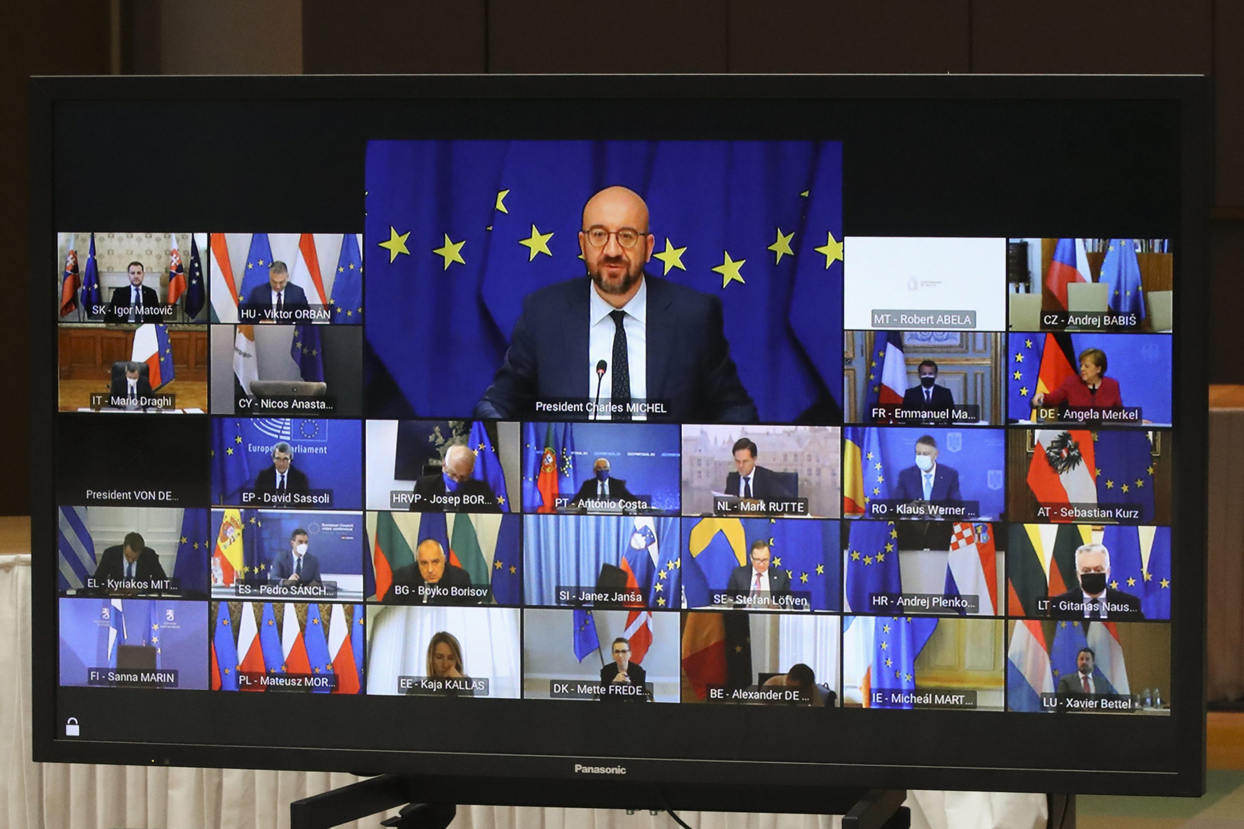 Videogipfel der EU-Staats- und Regierungschefs
