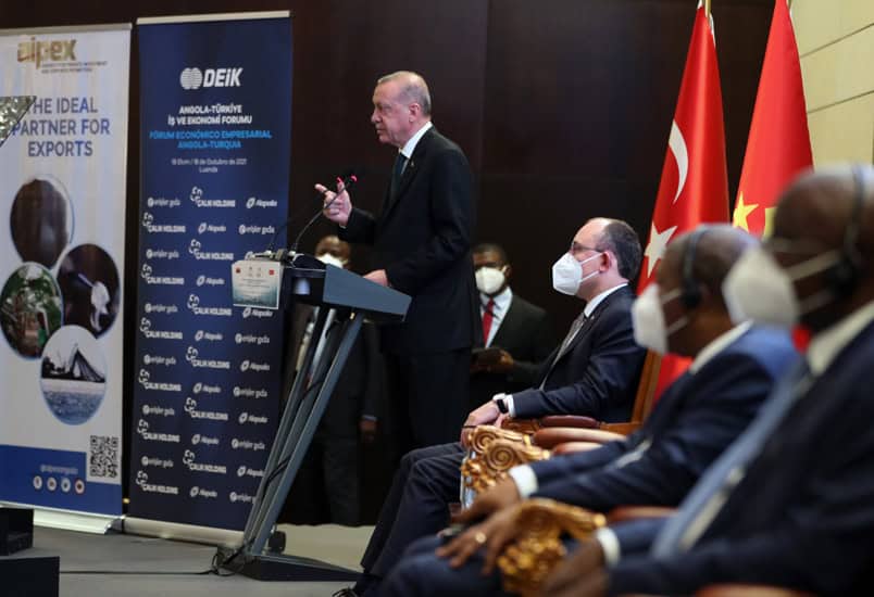 Erdoğan schießt in Angola gegen den Westen