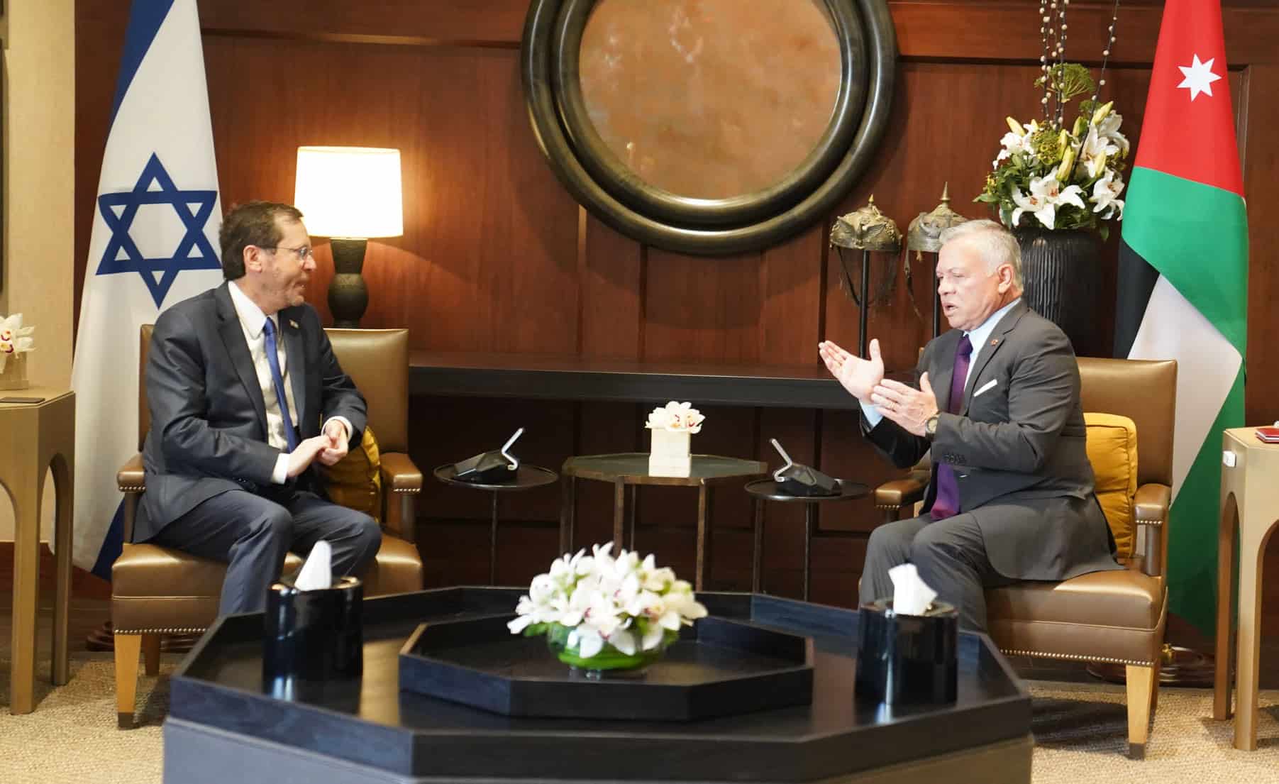 Dieses Mal offiziell: Israels Präsident zu Besuch in Jordanien