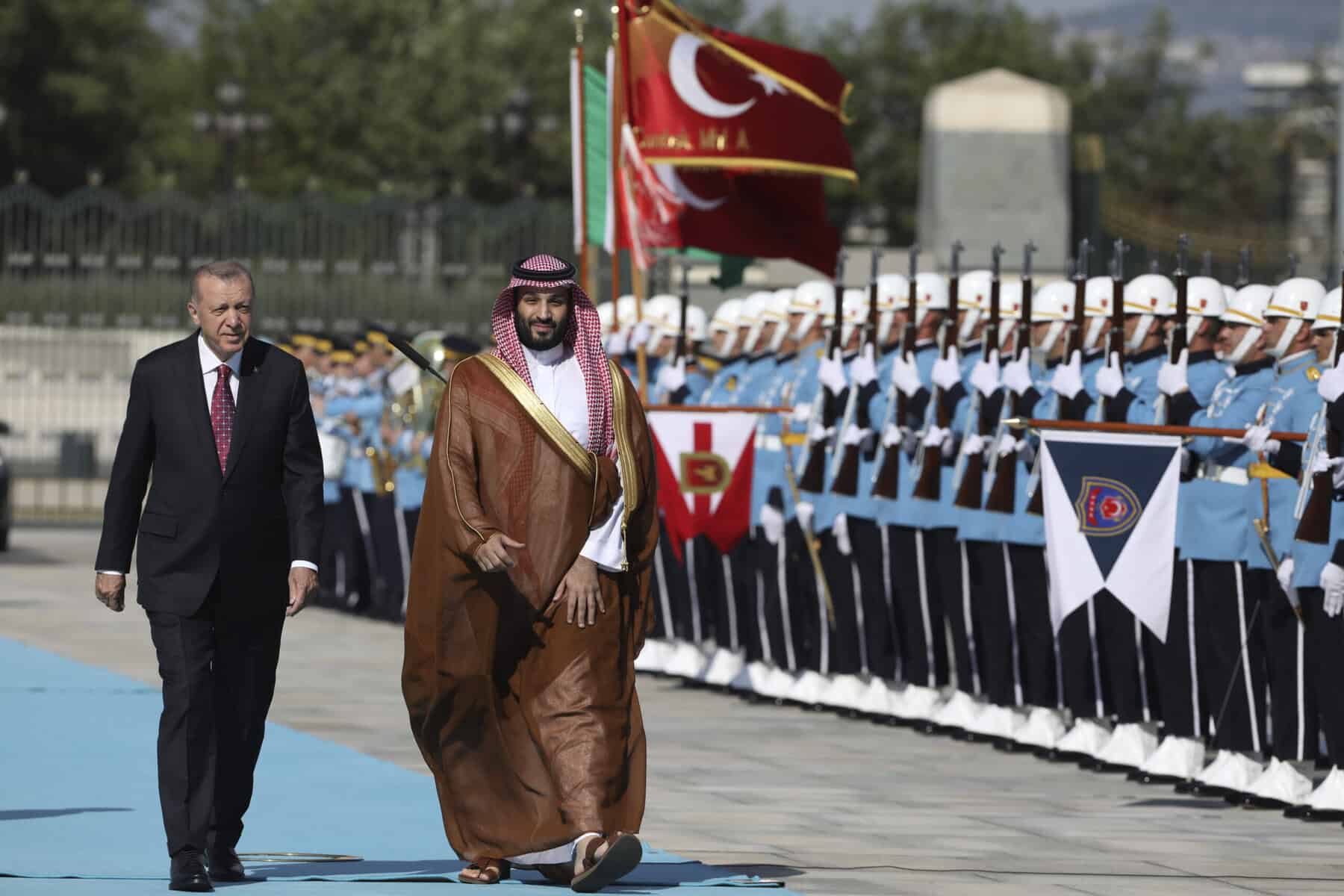 Großer Bahnhof für saudischen Kronprinzen in Ankara