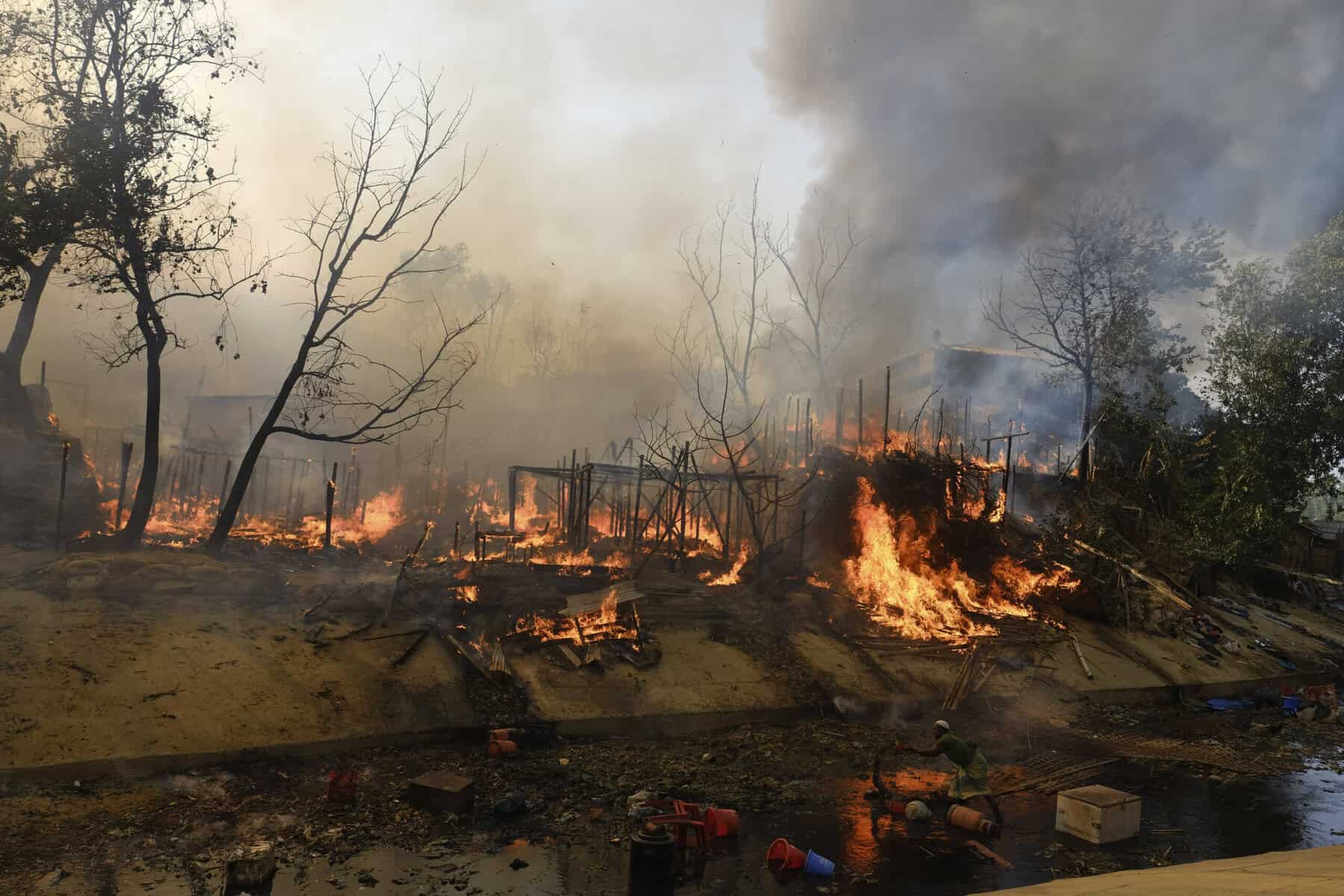 Großbrand im Rohingya-Lager: Bangladesch untersucht Ursache