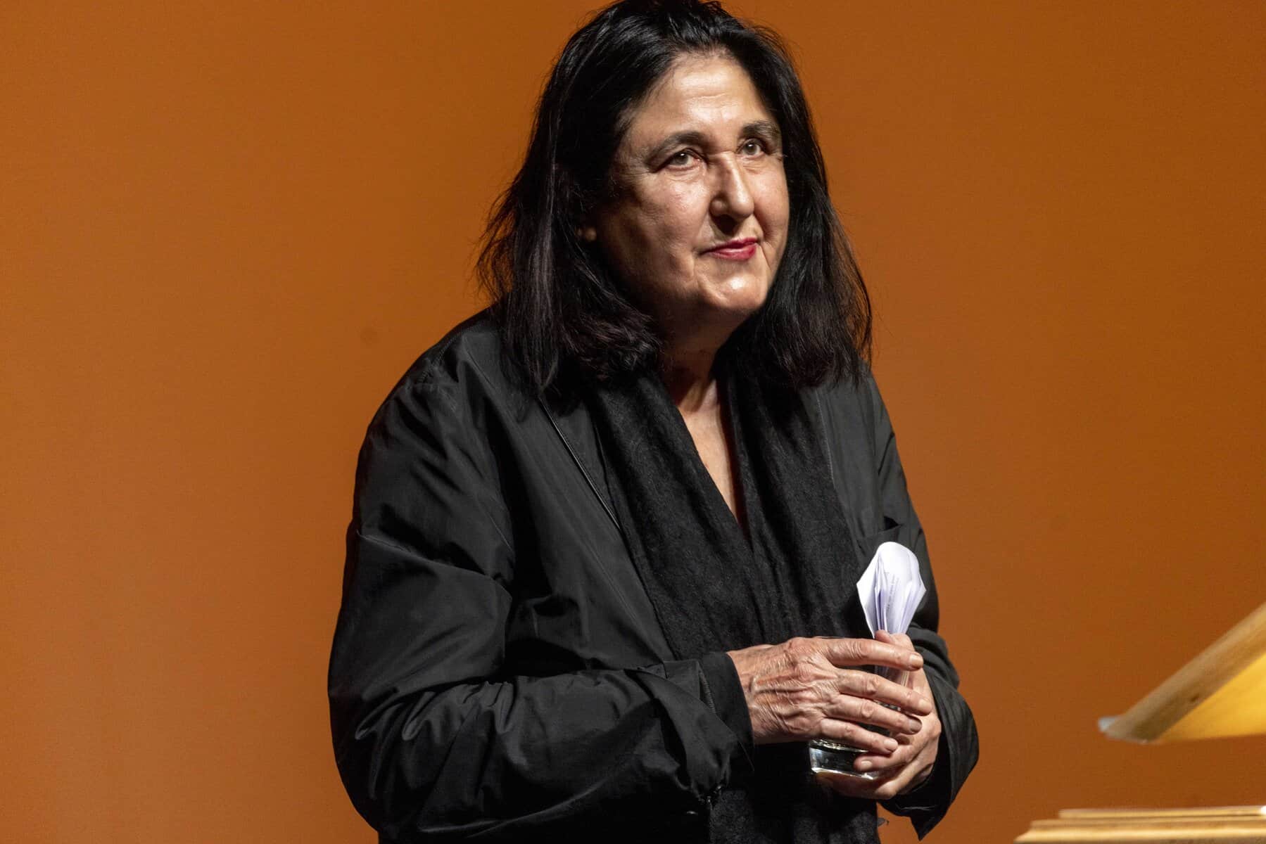 Schriftstellerin Emine Sevgi Özdamar nimmt Georg-Büchner-Preis entgegen