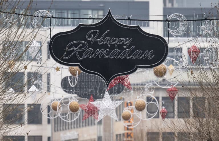 Erstmals Ramadan-Beleuchtung in einer deutschen Stadt